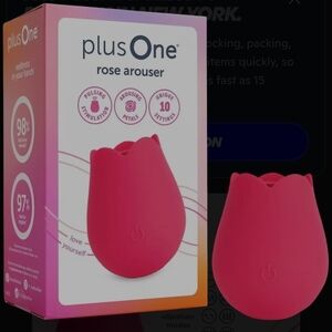 plusOne Rose Arouser - Pink Women's Intimate Massager